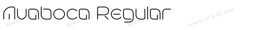 Avaboca Regular字体转换